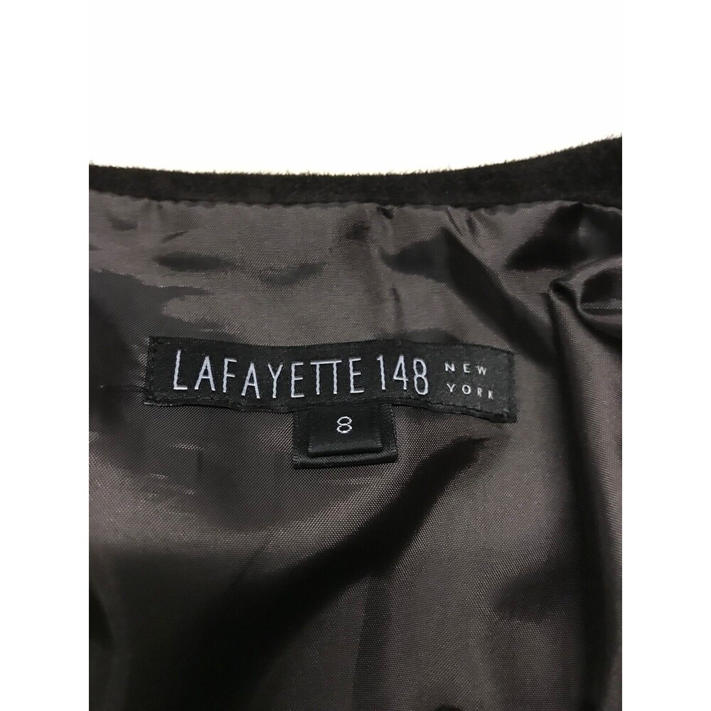 Lafayette 148 New York Women's Skirt Brown Suede Size 8 - Picture 2 of 4